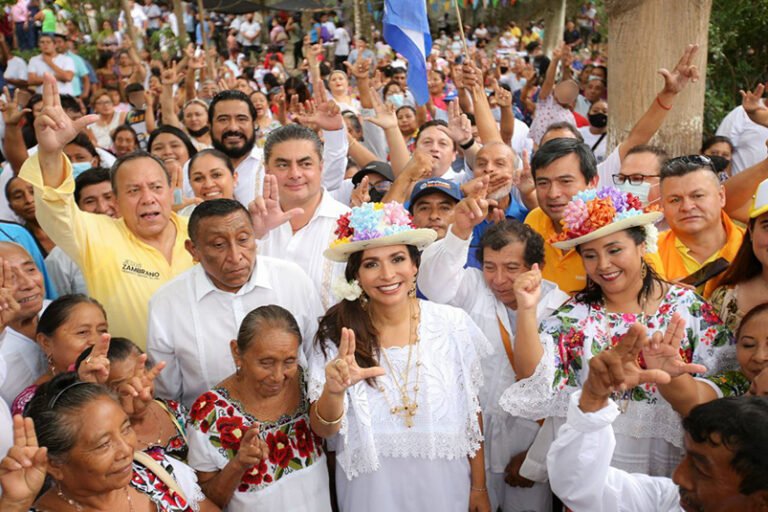 Laura Fernández utiliza al pueblo maya para impulsar su campaña