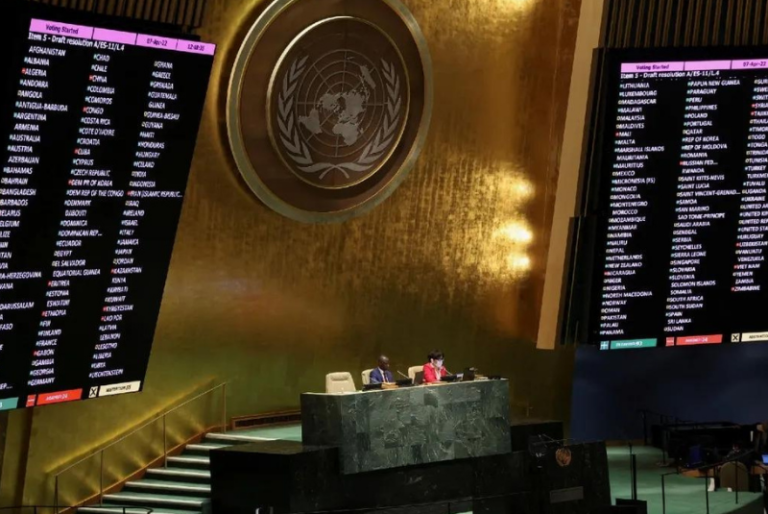 Asamblea General de la ONU suspende a Rusia del Consejo de Derechos Humanos