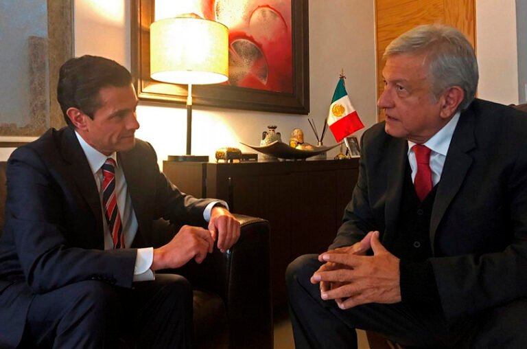 AMLO expresa respeto a Peña Nieto por no intervenir en elección presidencial de 2018