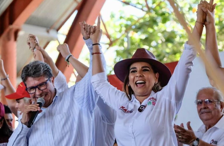 Ricardo Monreal aprovecha campaña de Mara Lezama para destacar su interés por la silla presidencial