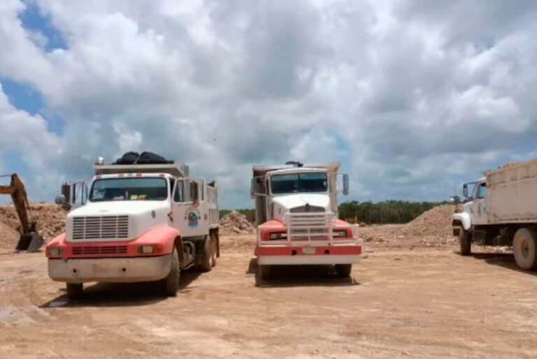 Volqueteros piden a las autoridades frenar competencia desleal en Tulum